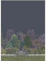 Cole & Son Carta da parati panoramica Reverie - Tanzanite