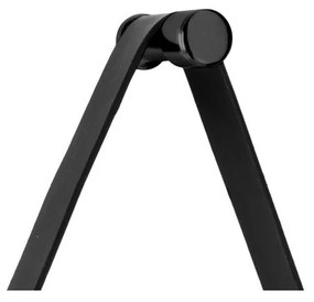 Specchio da parete con cornice nera Balanced, ø 47 cm - PT LIVING