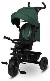 Lionelo - Triciclo per bambini HAARI verde/nero