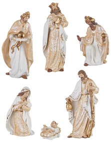 L'ocanera Natività collezione "Miracolo prezioso" 6 pz h 20 cm