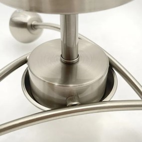 Lampadario a plafone DONNA 3xE27/60W/230V nichel