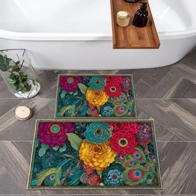 Set di tappetini per il bagno 2 pz 60x100 cm – Foutastic