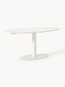 Tavolo ovale in marmo Miley, 180 x 90 cm
