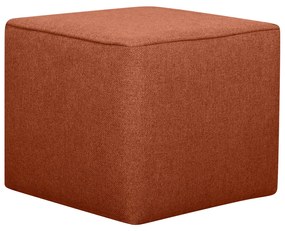 Pouf design quadrato in tessuto mattone PAVE