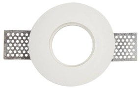 Portafaretto GU10 e MR16 in Gesso Pitturabile Tondo Ø95mm