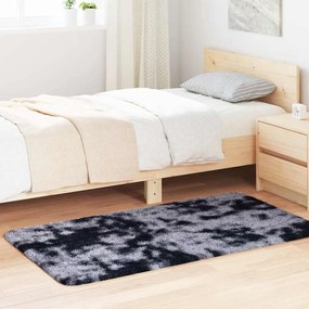 Tappeto Shaggy A Pelo Lungo Navarra Grigio Scuro 80x150 Cm /