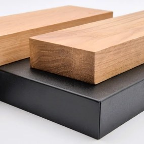 Lampadario a sospensione con filo CORTINA 2xE27/15W/230V + 2xG9/5W/230V nero/quercia