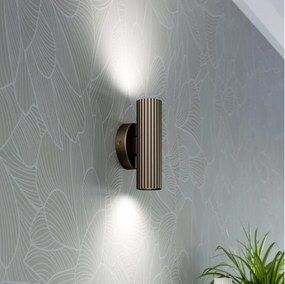 Eglo 902036 - Applique da parete PORTILLO 2xGU10/5W/230V marrone