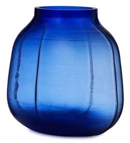 Normann Copenhagen - Step Vase H23 Blue Normann Copenhagen