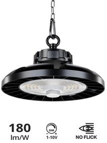 Campana LED 150W IP65 180lm/W No Flickering 1-10V con driver Philips Colore Bianco Freddo 6.000K