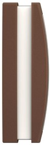 Applique Rettangolare Corten E27 da Parete e Soffitto IP54