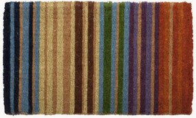 Zerbino in cocco dipinto a mano Rainbow