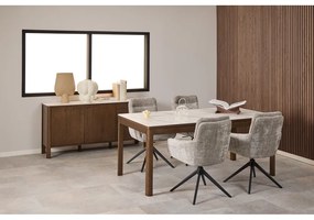 Tavolo da pranzo con piano in ceramica 90x180 cm Southampton – Actona