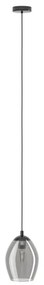 Eglo 39564 - Lampadario a sospensione con filo ESTANYS 1xE27/60W/230V fumé