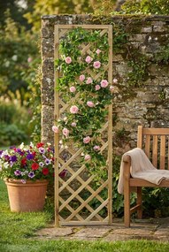 griglia da giardino in legno di pino impregnato in autoclave 40 x 180 cm