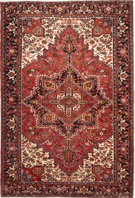 Heriz Tappeto persiano 310 x 210 Rosso (Iran) Annodato A Mano