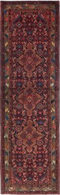 Hamedan Tappeto persiano 360 x 110 Blu (Iran) Annodato A Mano
