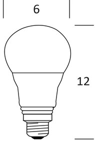 Goccia 1060lm 9,5W E27 OP WW Sensore Movimento