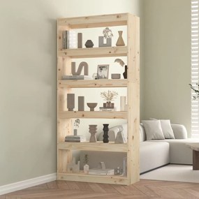 Libreria/divisorio 80x30x167,4 cm legno massello di pino