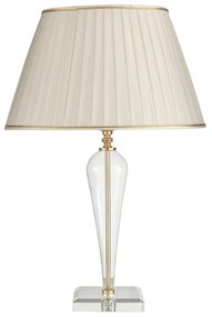 Lampada da tavolo RAVEL 40x63 cm in vetro lavorato a mano Oro