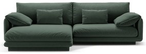 Divano angolare verde scuro (angolo sinistro) Torino - Micadoni Home