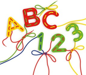 Play Montessori - Lacing ABC+123