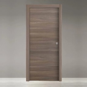 Porta interna scorrevole Chic in MDF laminato colore marrone, L 70 x H 210 cm, apertura reversibile