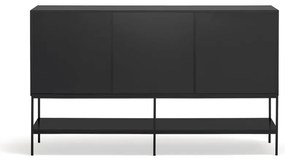 Cassettiera nera 166x98x45 cm Platt – Teulat