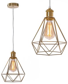 LAMPADA PENSILE DIAMANTE Light Gold 392197