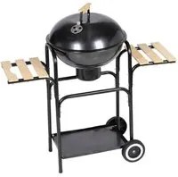 Barbecue a legna e carbone Michigan XL, barbeque rotondo cod mxl 8960