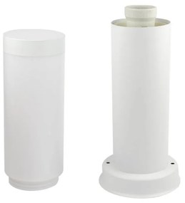 Paletto da Giardino 40cm acciaio inox BIANCO IK06 IP54 base E27