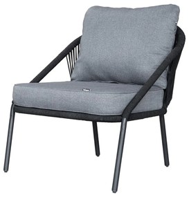 Sedia da giardino nera North - Bonami Selection