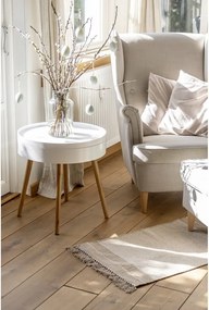 Tappeto da bagno grigio in cotone biologico, 60 x 90 cm Urla - Wenko