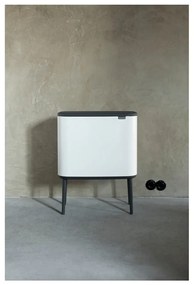 Cestino per la spazzatura in acciaio bianco per raccolta differenziata/touch 33 l Bo Touch Bin – Brabantia