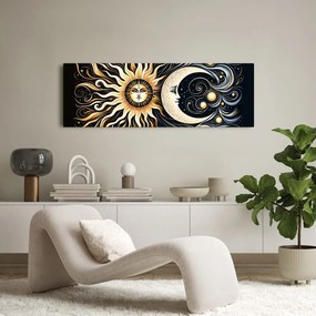Quadro su tela – Simbolo solare e lunare