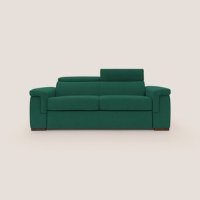 Giunone divano letto con materasso alto 18 cm e poggiatesta reclinabili in tessuto impermeabile T02