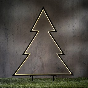 Albero di Natale con puntale luminoso 75 cm con LED e 8 modalità + timer - Cupid