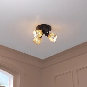 Atmosphera - Faretto LIO 3xE14/25W/230V bambù