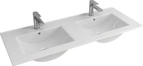 Mobile bagno da 120cm con doppio lavabo e 4 cassetti EL-120L - KAMALU