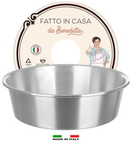 Tortiera alta 24 cm Fatto in casa da Benedetta alluminio