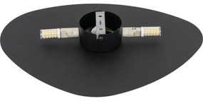 Applique STONE 2xG9/8W/230V 30x39 cm nero