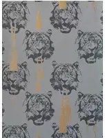 Studio Lisa Bengtsson Tapete Coco Tiger - Grey