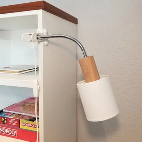 Spot-Light 2236174WF - Lampada con morsetto TREEHOUSE 1xE27/25W/230V