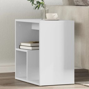 Tavolini Bianchi 2 Pz 50x30x50 Cm İn Legno Multistrato /