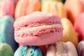 Quadro su tela – Macaron colorati