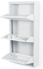 Scarpiera bianca in metallo Billy - Spinder Design