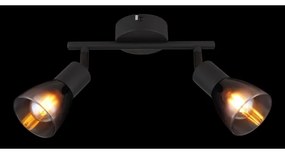 Globo 54312-2 - Faretto SATELLA 2xE14/25W/230V nero