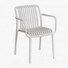 Confezione da 4 sedie da giardino con braccioli Wendell Grigio - Sklum