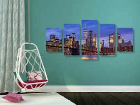 Quadri 5 pezzi – Ponte di Brooklyn