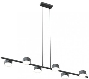 Lampadario a sospensione SORA 6 Nero 6xGX53 da interno Colore del corpo Nero